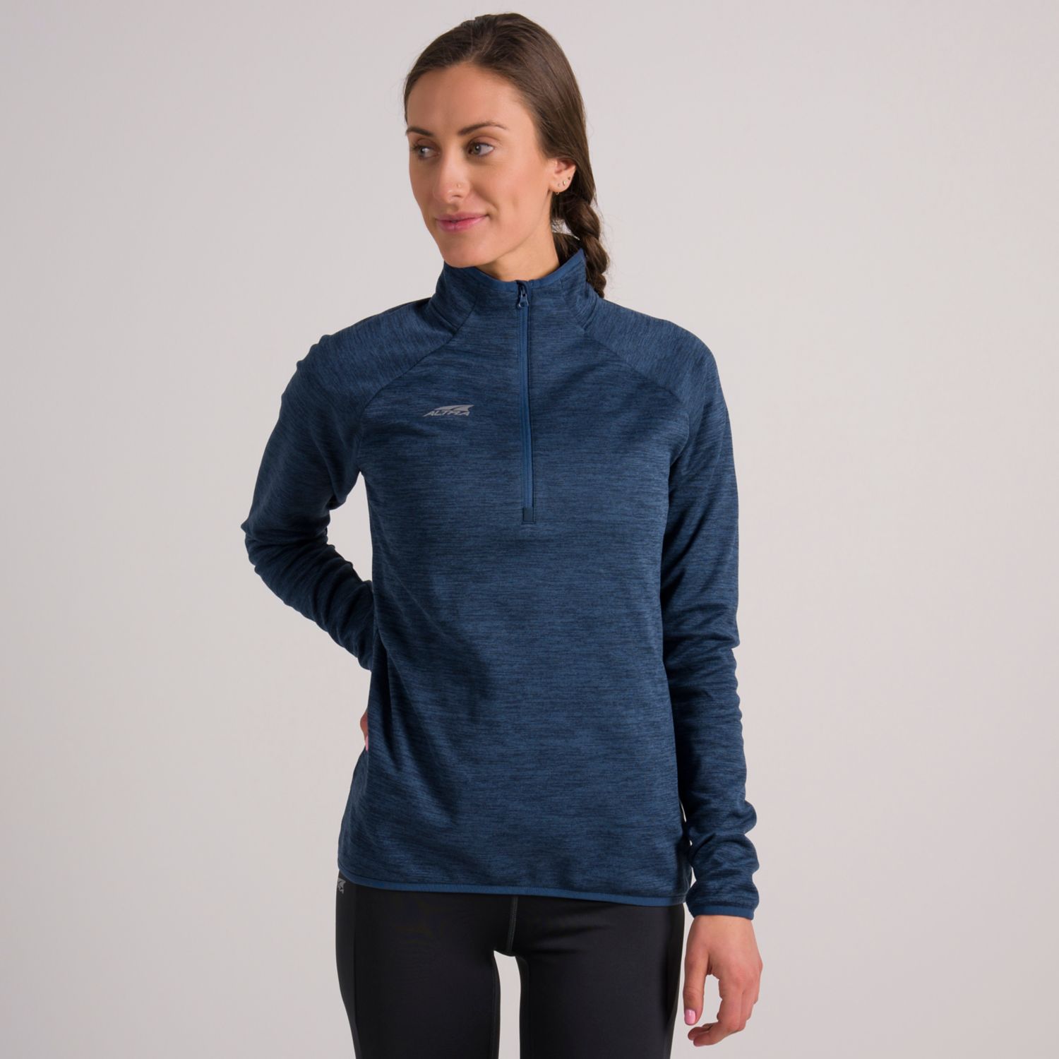 Altra Core 1/2 Zip Sweatshirt Dame Blå | Norge-67139529