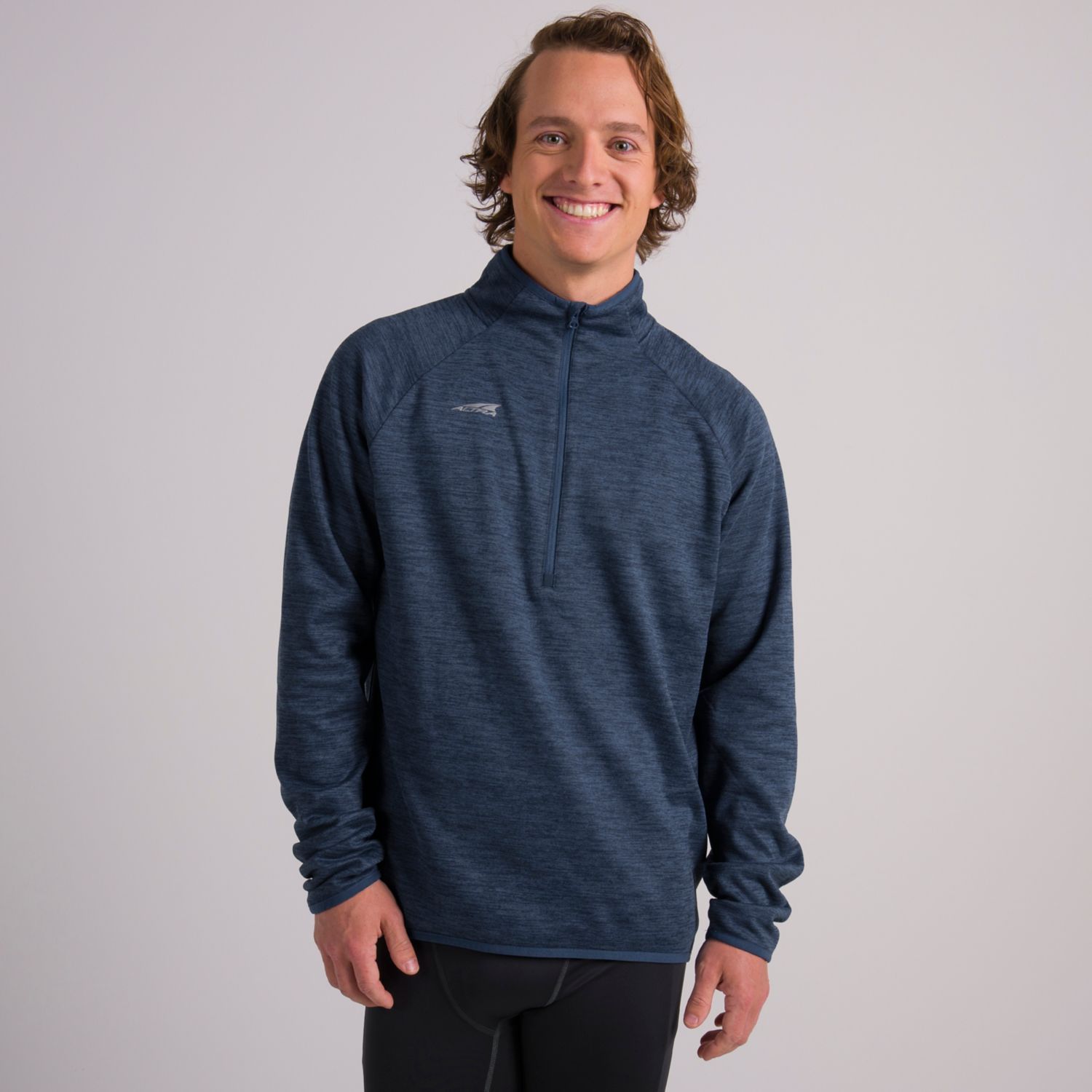 Altra Core 1/2 Zip Sweatshirt Herre Blå | Norge-80631749