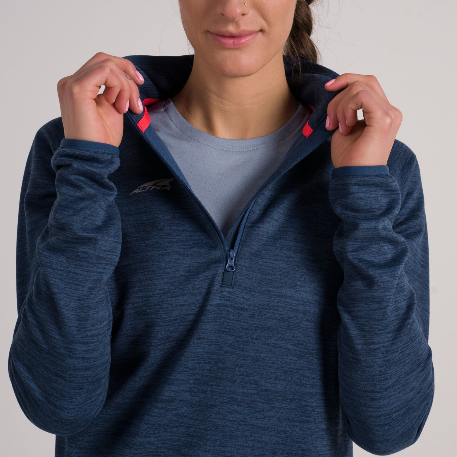 Altra Core 1/2 Zip Sweatshirt Dame Blå | Norge-67139529