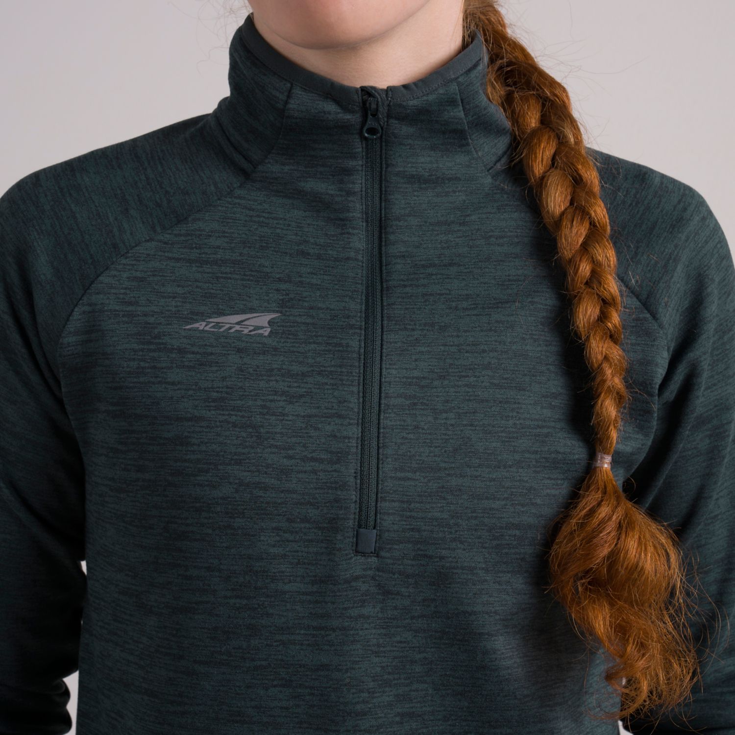 Altra Core 1/2 Zip Sweatshirt Dame Mørke Grønn | Norge-80169549