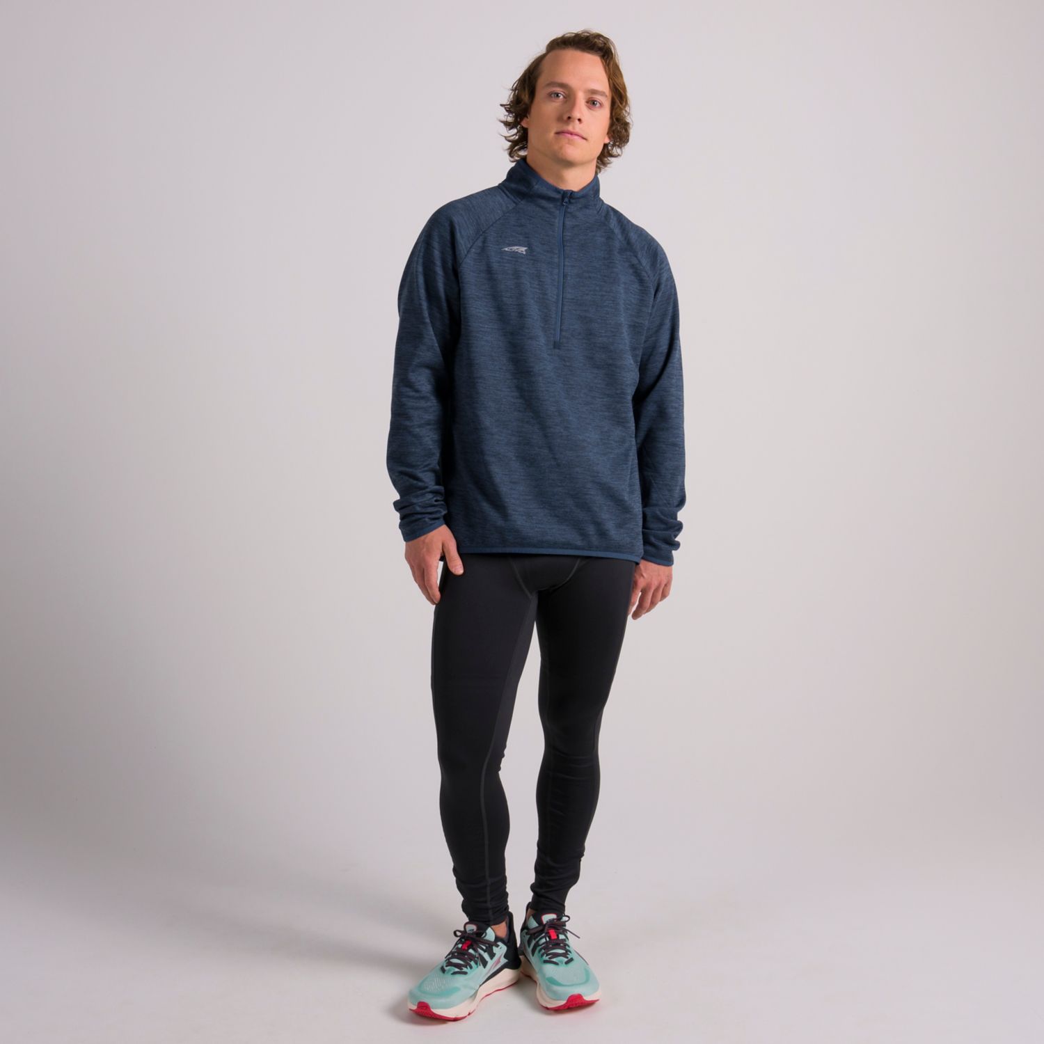 Altra Core 1/2 Zip Sweatshirt Herre Blå | Norge-80631749