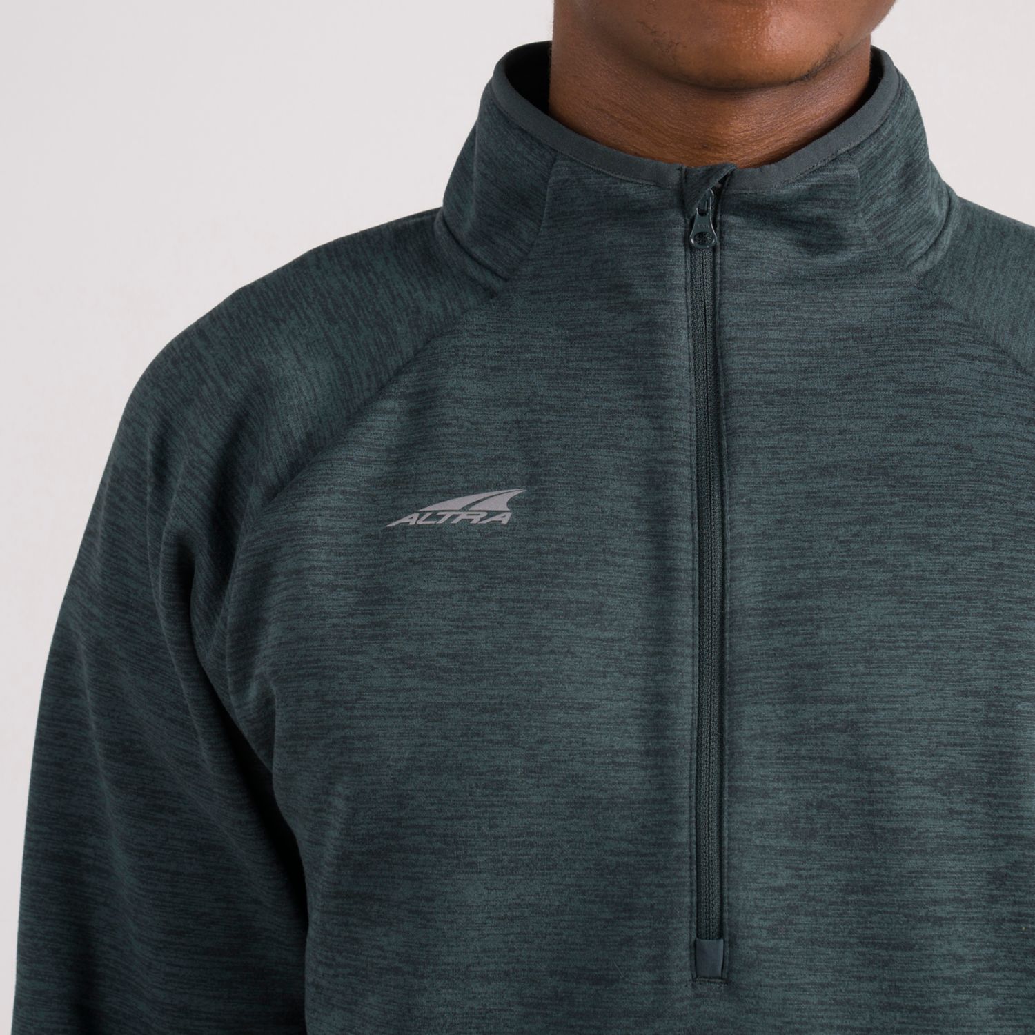 Altra Core 1/2 Zip Sweatshirt Herre Mørke Grønn | Norge-72956319