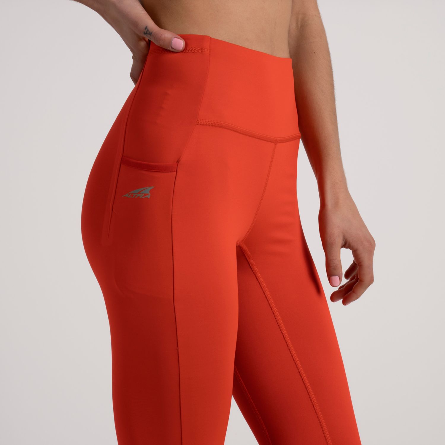 Altra Core Crop Løpetights Dame Rød | Norge-40136259