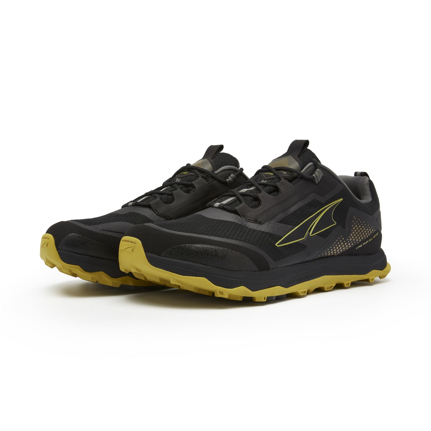 Altra Lone Peak All-wthr Low Trail Løpesko Herre Svarte Gul | Norge-36147589