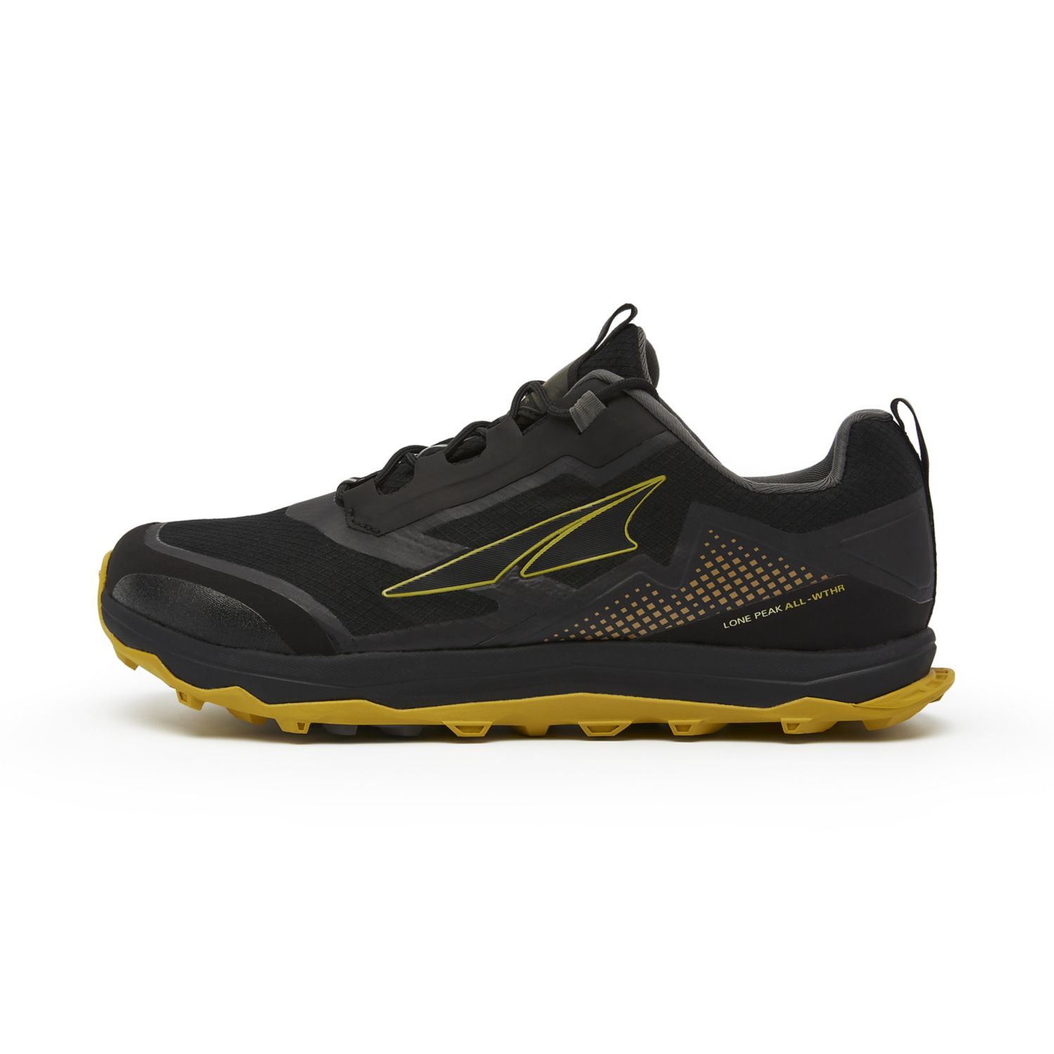 Altra Lone Peak All-wthr Low Trail Løpesko Herre Svarte Gul | Norge-36147589