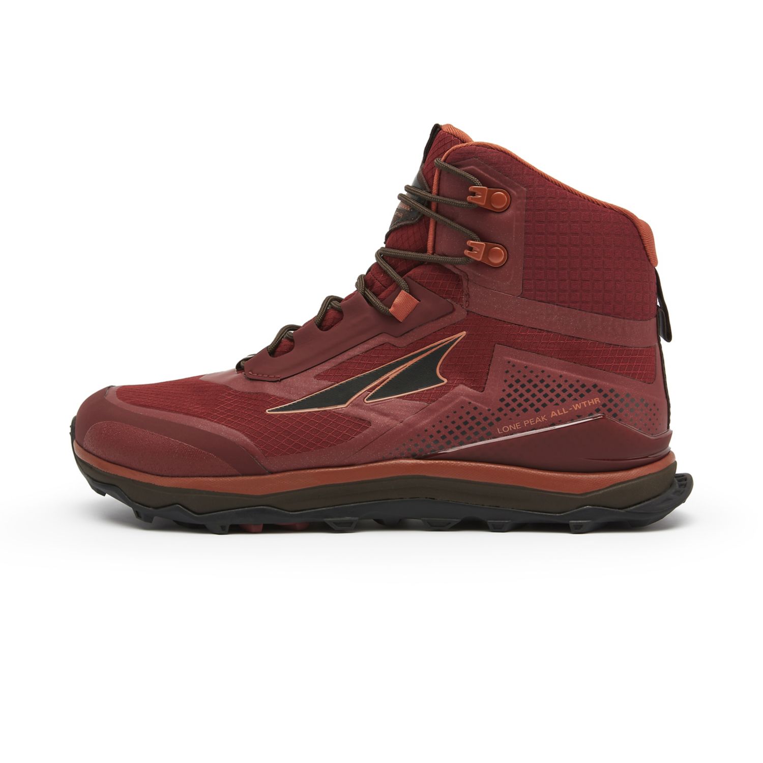 Altra Lone Peak All-wthr Mid Fjellstøvler Herre Burgunder | Norge-61073929