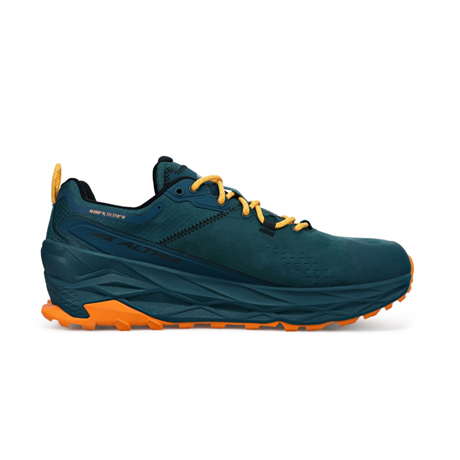 Altra Olympus 5 Hike Low Gtx Fjellsko Herre Dyp Turkis | Norge-90268419