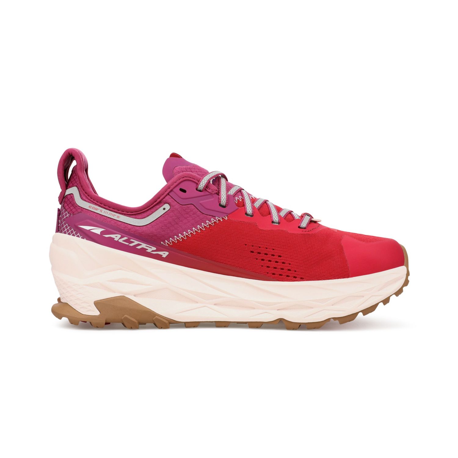 Altra Olympus 5 Trail Løpesko Dame Rød Lilla | Norge-32907469